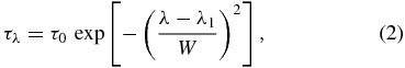 Equation (2)