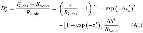 Equation (A1)