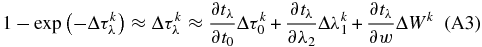 Equation (A3)