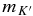 $m_{K^{\prime }}$