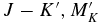$J-K^{\prime }, M_K^{\prime }$