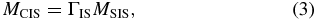 Equation (3)