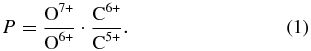 Equation (1)
