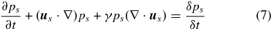 Equation (7)