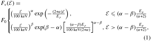 Equation (1)