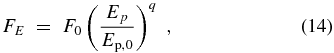 Equation (14)