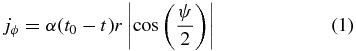 Equation (1)