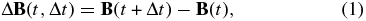 Equation (1)