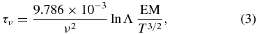 Equation (3)