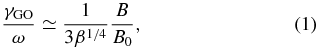 Equation (1)
