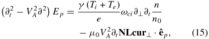 Equation (15)
