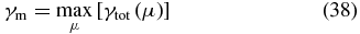 Equation (38)