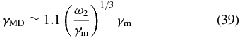Equation (39)