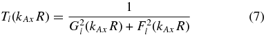 Equation (7)