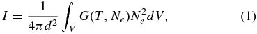Equation (1)