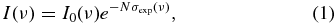 Equation (1)