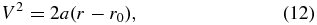 Equation (12)