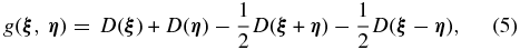 Equation (5)