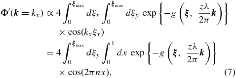 Equation (7)