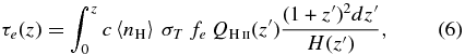 Equation (6)