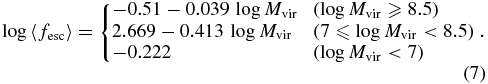 Equation (7)