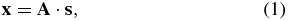 Equation (1)