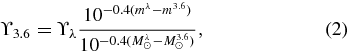 Equation (2)