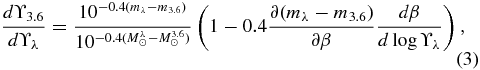 Equation (3)