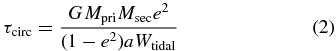 Equation (2)
