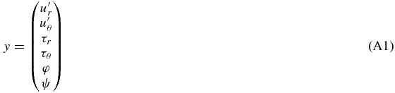 Equation (A1)