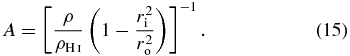 Equation (15)