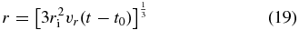 Equation (19)