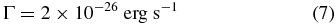 Equation (7)