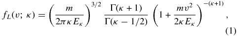 Equation (1)