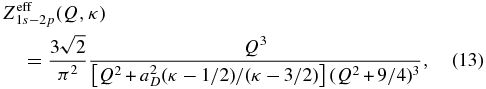 Equation (13)