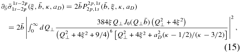 Equation (15)