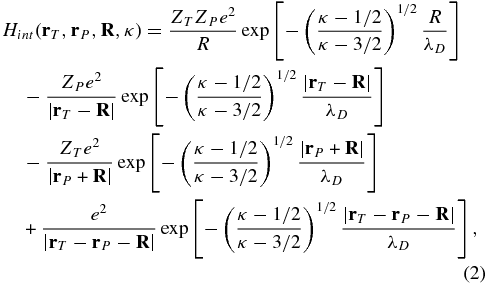 Equation (2)