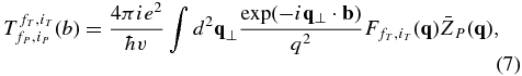Equation (7)