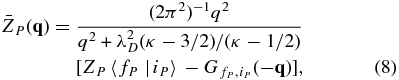 Equation (8)