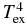 $T^4_{\rm {ex}}$