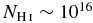 $N_{{\rm H}\,\scriptsize{I}}\sim 10^{16}$
