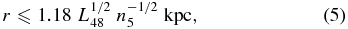 Equation (5)