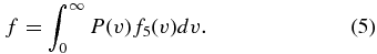 Equation (5)