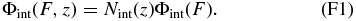Equation (F1)