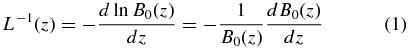 Equation (1)