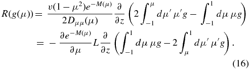 Equation (16)