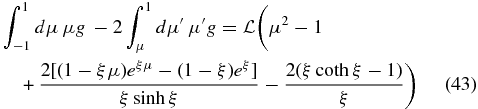 Equation (43)