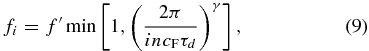Equation (9)