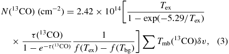 Equation (3)