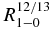 $R^{12/13}_{1-0}$